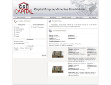 Tablet Screenshot of capitalempreendimentos.com.br